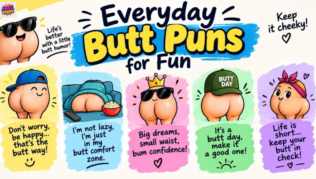 Everyday Butt Puns for Fun