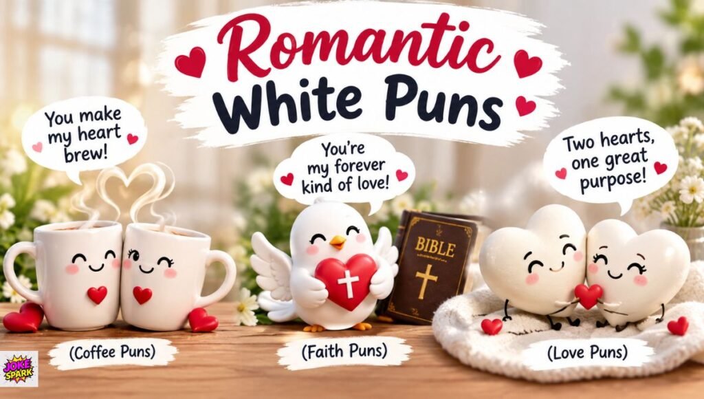 Romantic White Puns