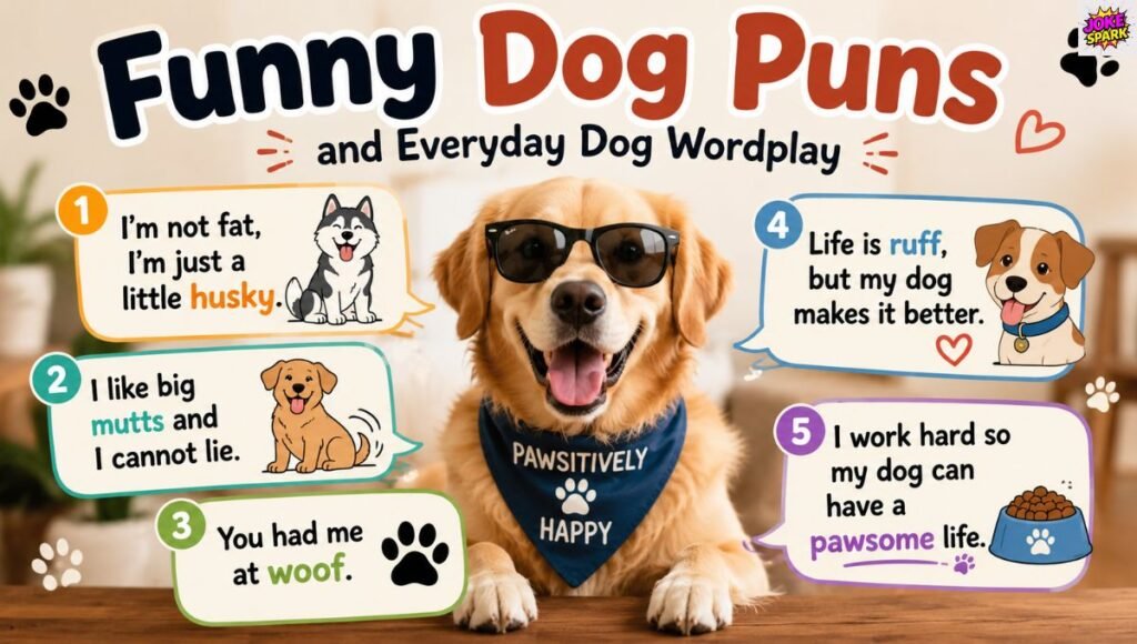 Funny Dog Puns and Everyday Dog Wordplay