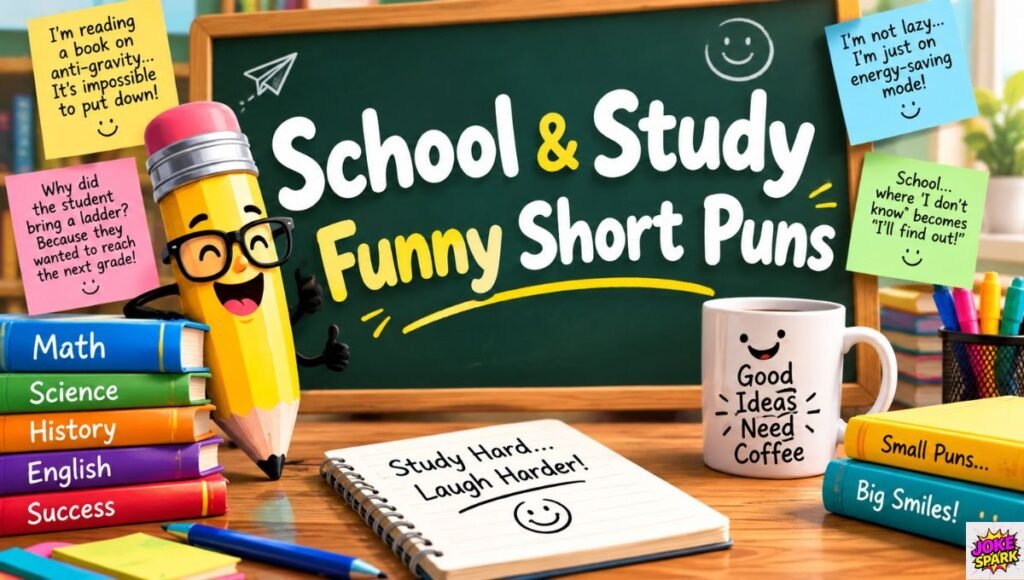 School & Study Funny Short Puns