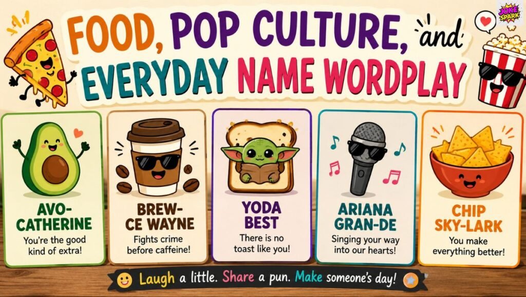 Food, Pop Culture, and Everyday Name Wordplay