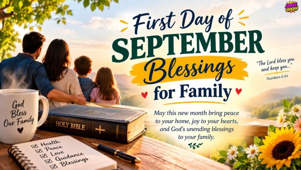 First Day of September Blessings for Family