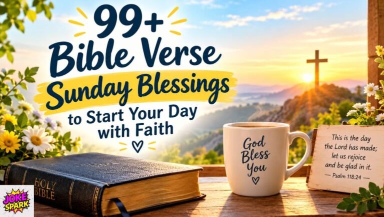 99+ Bible Verse Sunday Blessings to Start Your Day with Faith