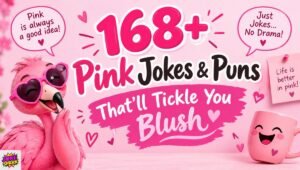 168+ Pink Jokes & Puns That'll Tickle You Blush 