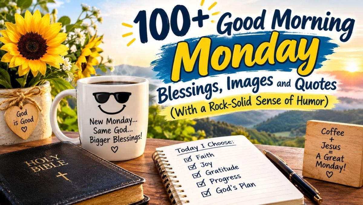 100+ Good Morning Monday Blessings, Images and Quotes (With a Rock-Solid Sense of Humor)