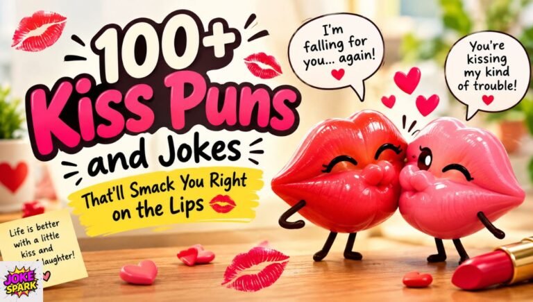 100+ Kiss Puns and Jokes That'll Smack You Right on the Lips 