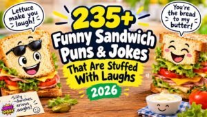 235+ Funny Sandwich Puns & Jokes That Are Stuffed With Laughs 2026