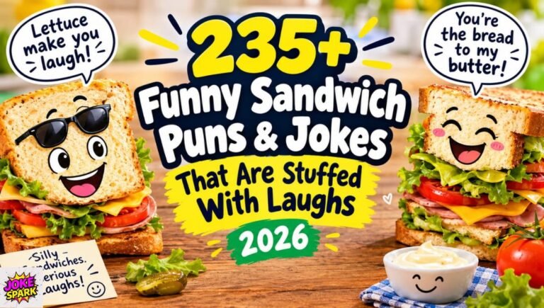 235+ Funny Sandwich Puns & Jokes That Are Stuffed With Laughs 2026