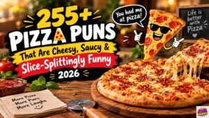 255+ Pizza. Puns That Are Cheesy, Saucy & Slice-Splittingly Funny 2026