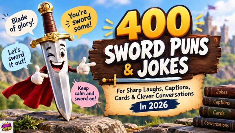 400 Sword Puns & Jokes | For Sharp Laughs, Captions, Cards & Clever Conversations In 2026