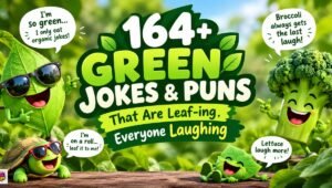 164+ Green Jokes & Puns That Are Leaf-ing Everyone Laughing