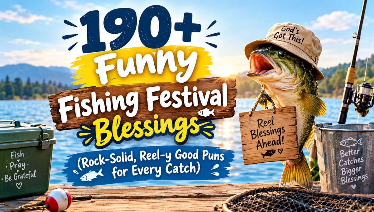 190+ Funny Fishing Festival Blessings (Rock-Solid, Reel-y Good Puns for Every Catch)