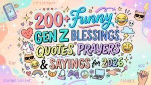 200+ Funny Gen Z Blessings, Quotes, Prayers & Sayings for 2026