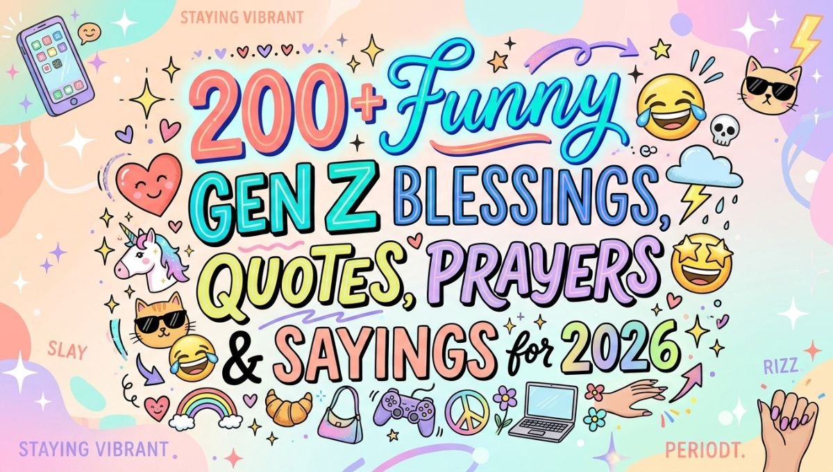 200+ Funny Gen Z Blessings, Quotes, Prayers & Sayings for 2026