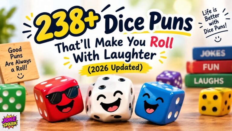 238+ Dice Puns That'll Make You Roll With Laughter (2026 Updated)