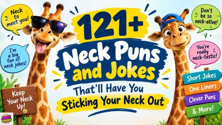 121+ Neck Puns and Jokes That'll Have You Sticking Your Neck Out.