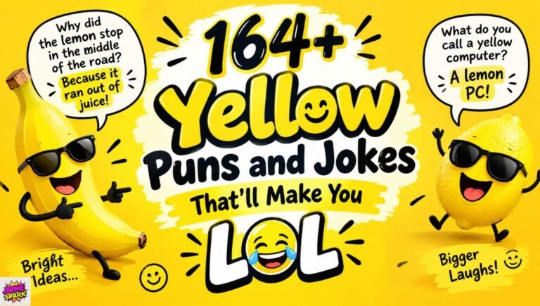 164+ Yellow Puns and Jokes That'll Make You LOL