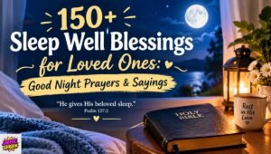 150+ Sleep Well Blessings for Loved Ones: Good Night Prayers & Sayings