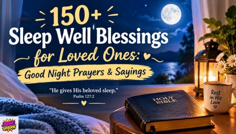 150+ Sleep Well Blessings for Loved Ones: Good Night Prayers & Sayings