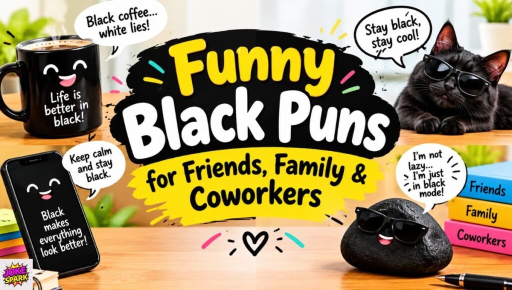 Funny Black Puns for Friends, Family & Coworkers