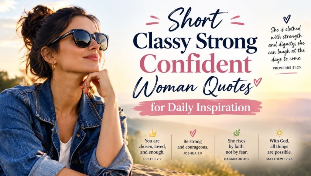 Short Classy Strong Confident Woman Quotes for Daily Inspiration