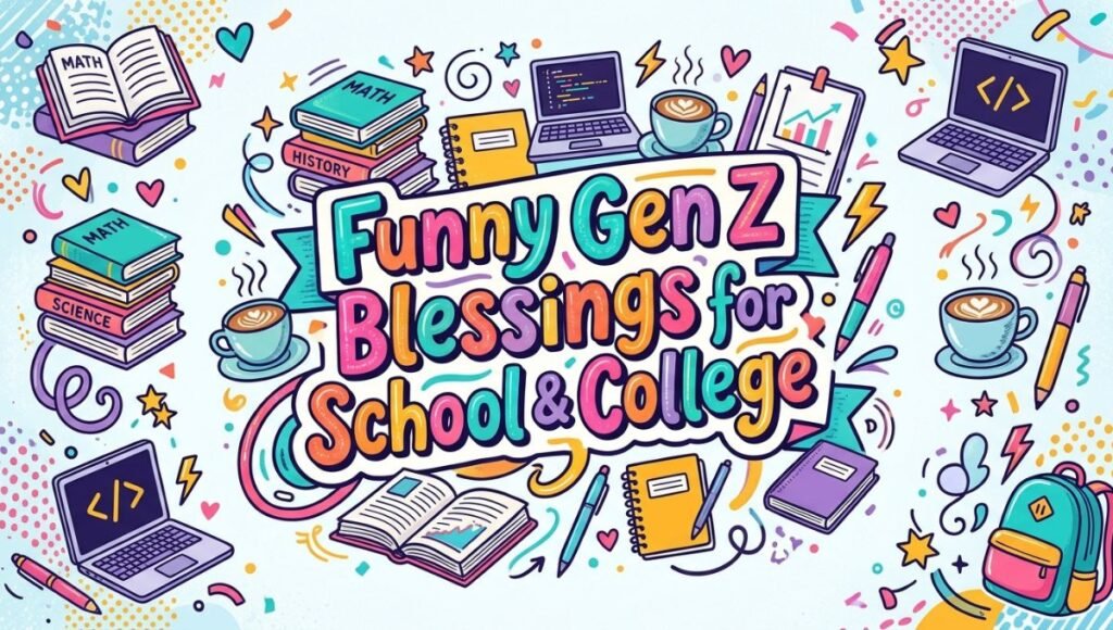 Funny Gen Z Blessings for School & College
