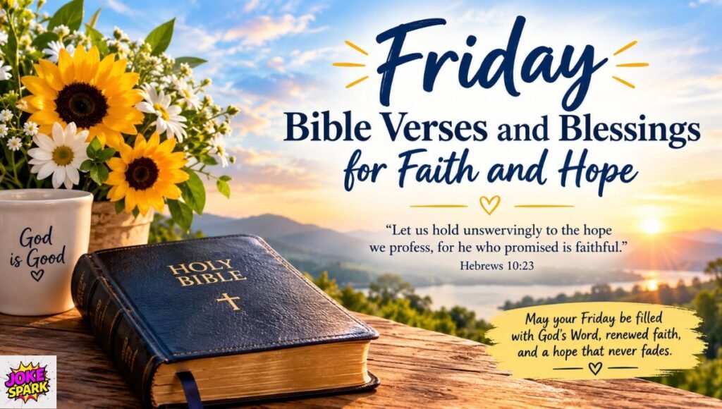 Friday Bible Verses and Blessings for Faith and Hope