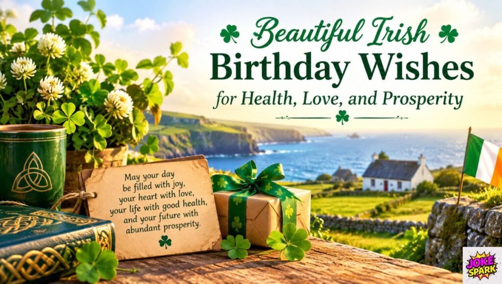 Beautiful Irish Birthday Wishes for Health, Love, and Prosperity