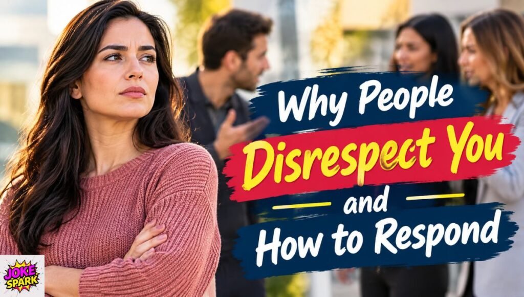 Why People Disrespect You and How to Respond