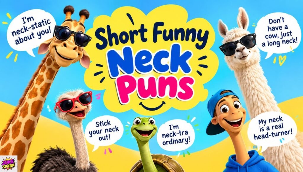 Short Funny Neck Puns