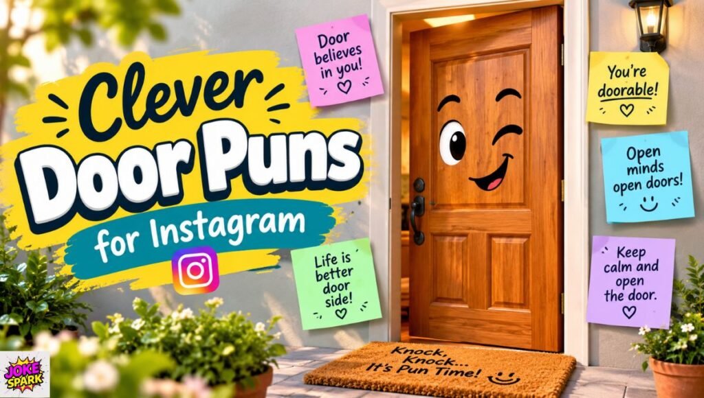 Clever Door Puns for Instagram