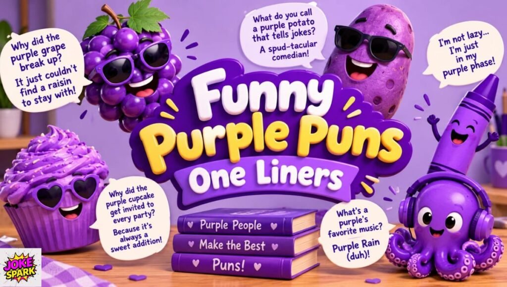 Funny Purple Puns One Liners