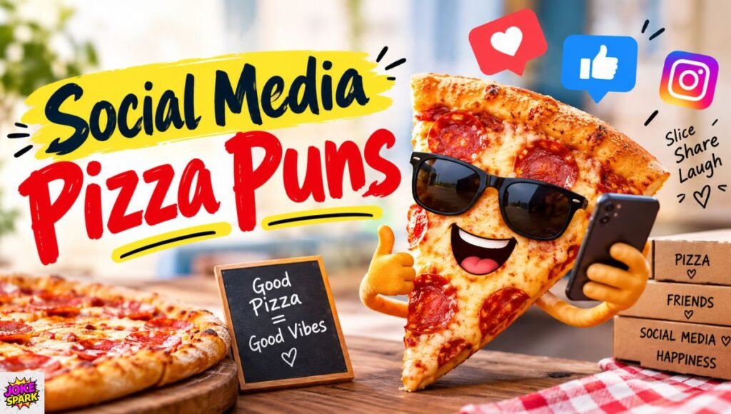 Social Media Pizza Puns