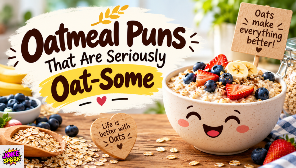 Oatmeal Puns That Are Seriously Oat-Some