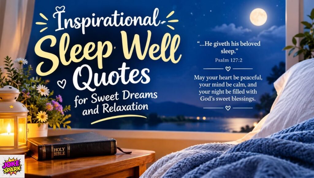 Inspirational Sleep Well Quotes for Sweet Dreams and Relaxation