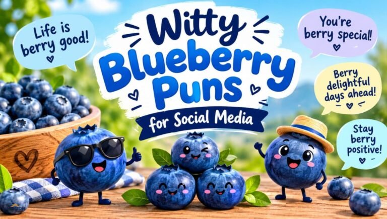 298+ Blueberry Puns. You'll Enjoy for Light Relief 2026