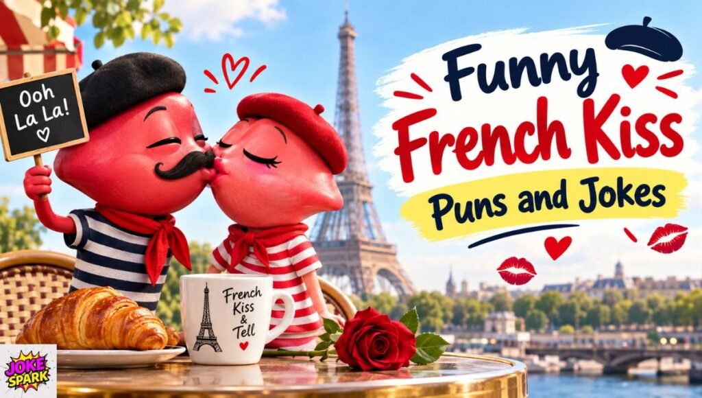 Funny French Kiss Puns and Jokes