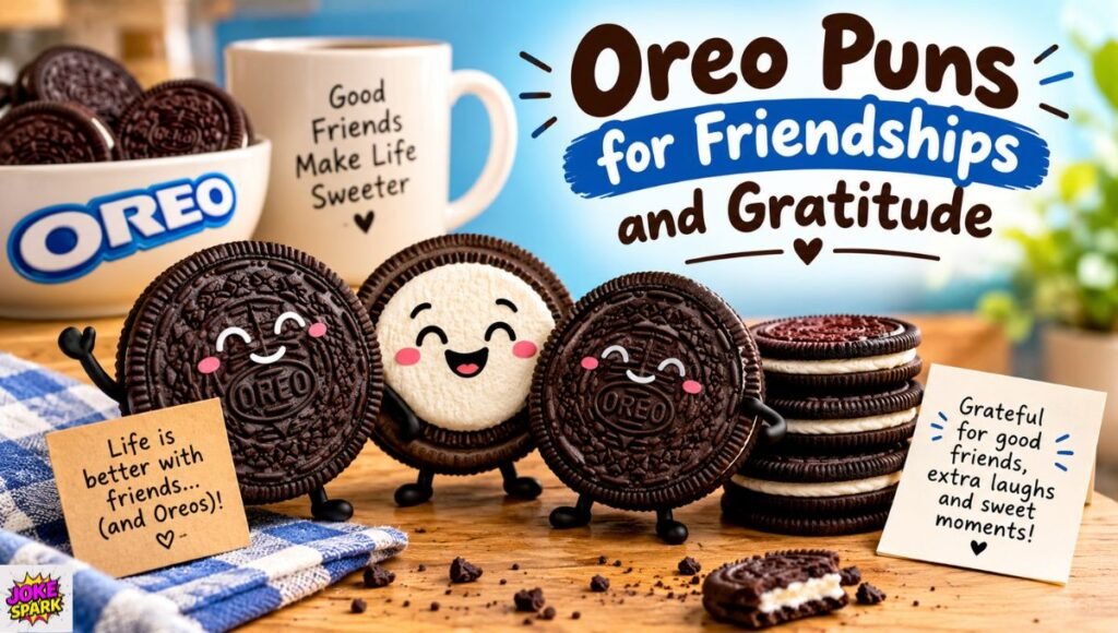 Oreo Puns for Friendships and Gratitude