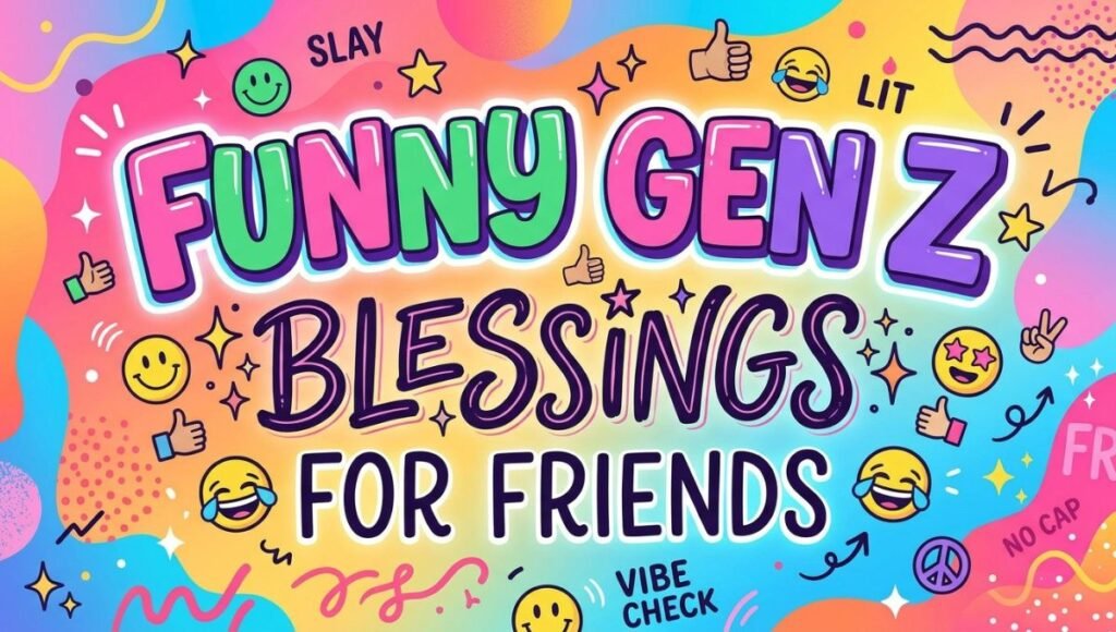 Funny Gen Z Blessings for Friends