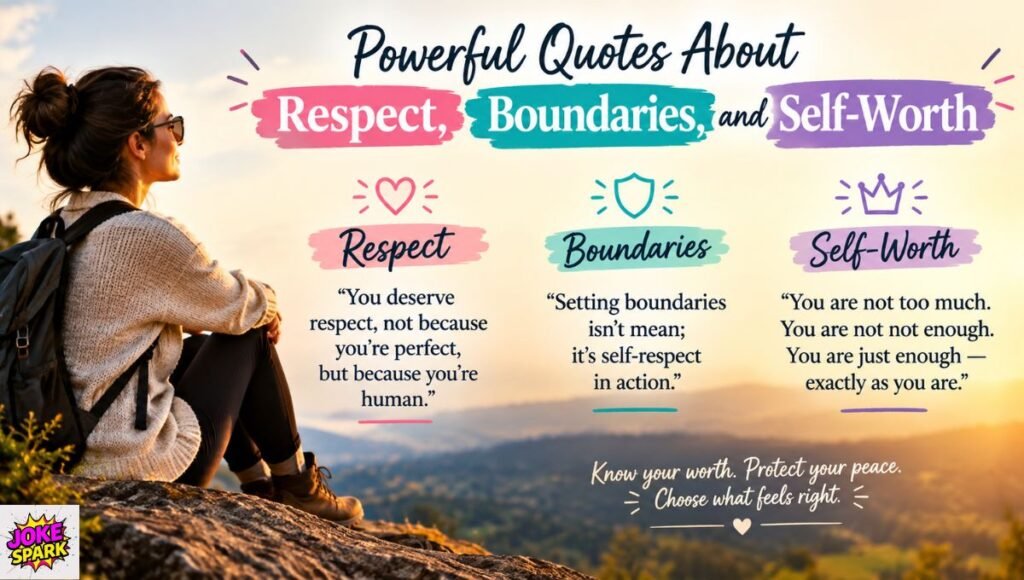 Powerful Quotes About Respect, Boundaries, and Self-Worth