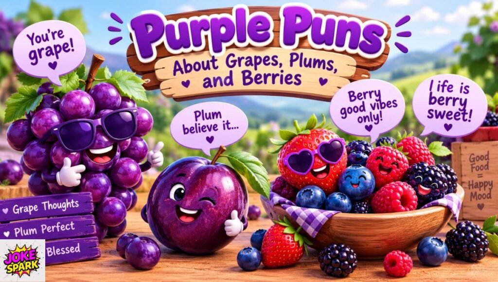 Purple Puns About Grapes, Plums, and Berries