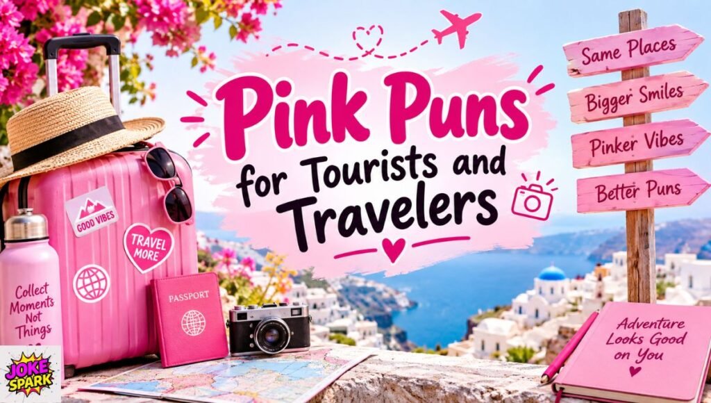Pink Puns for Tourists and Travelers