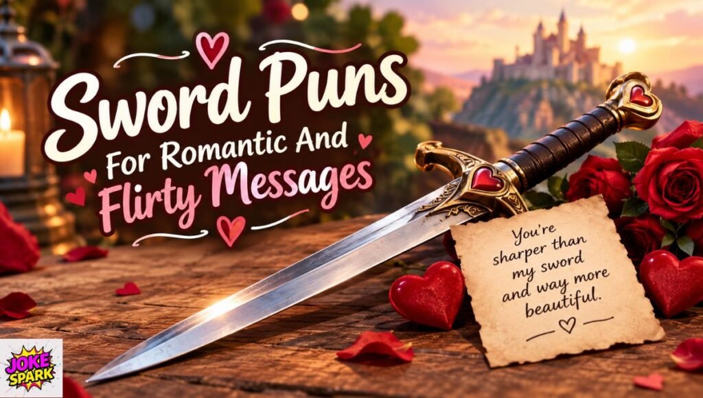 Sword Puns For Romantic And Flirty Messages