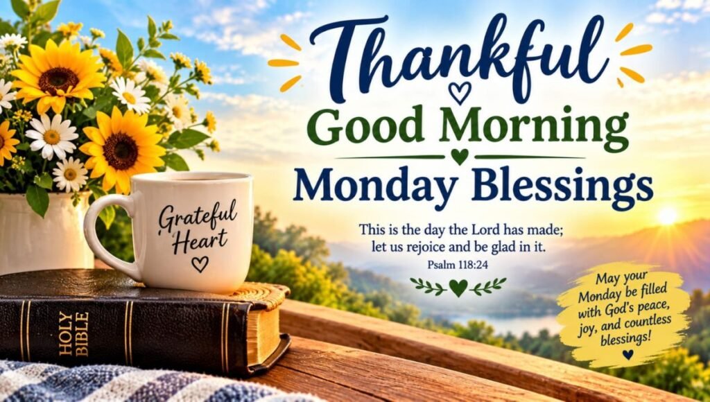 Thankful Good Morning Monday Blessings