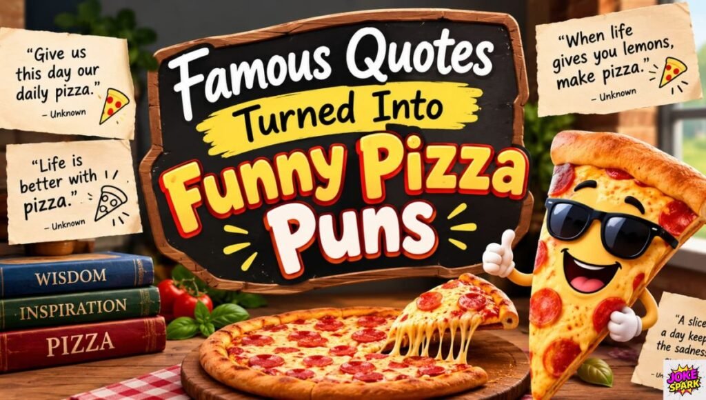 Famous Quotes Turned Into Funny Pizza Puns
