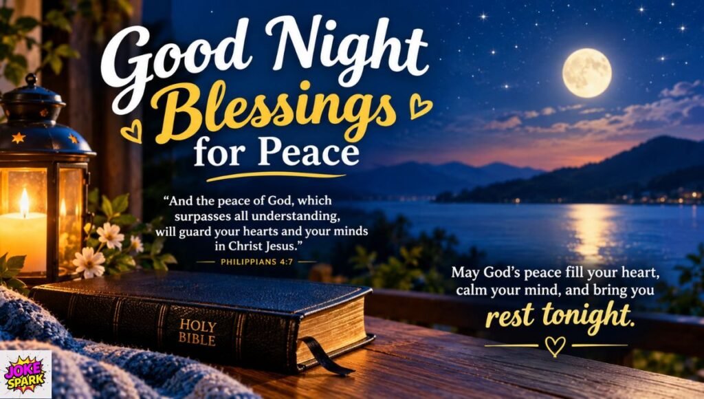 Good Night Blessings for Peace