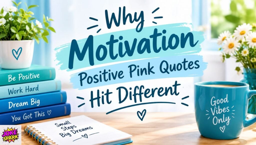 Why Motivation Positive Pink Quotes Hit Different