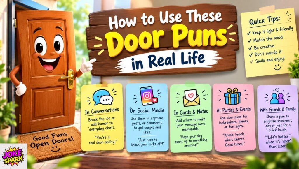 How to Use These Door Puns in Real Life