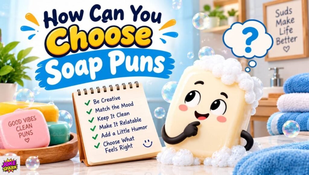 How Can You Choose Soap Puns