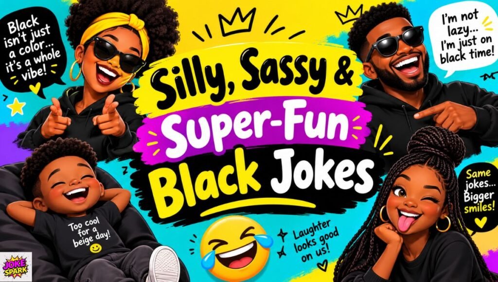 Silly, Sassy & Super-Fun Black Jokes